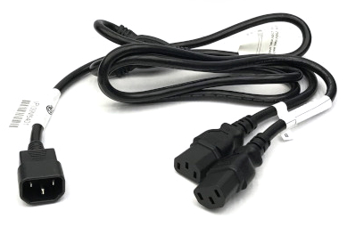 C14 Plug to 2xC13 Cable 1.3m